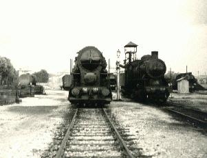 In the summer of 1973 in Rimini various steam locomotives