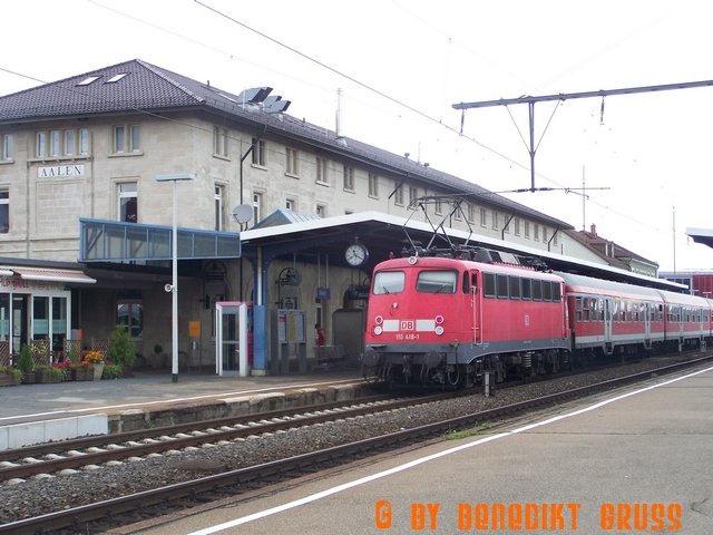 BR 110 -???- 1 with the RB to Donauwörth in