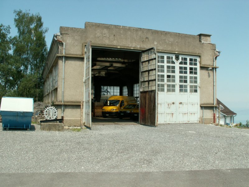 Das ehem.zweist�ndige Depot der RHB in Heiden das jetzt andere