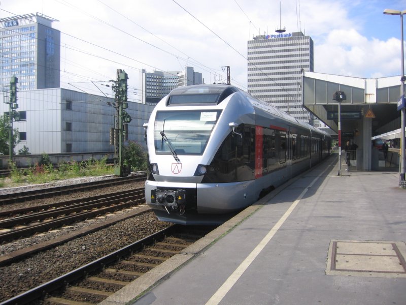 Der neue Stadler FLIRT von Abellio ist am 30.07.2007 von