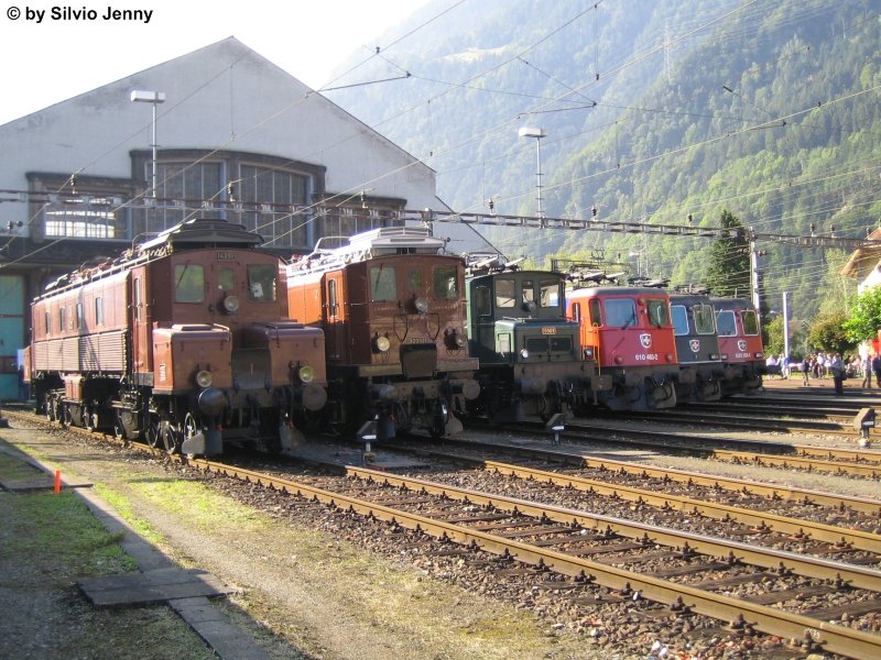 Am 8.9.07 waren in Erstfeld anl�sslich des 125 j�hrigen Gotthardbahn