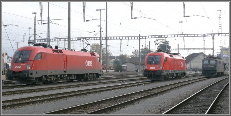 1016 015-8, 1116 052-0 and Ae 6 / 6 11