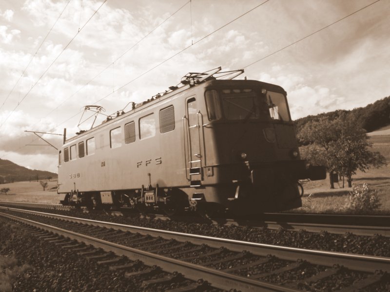 Ae 6 / 6 11 451 solo ride on 08.07.2008