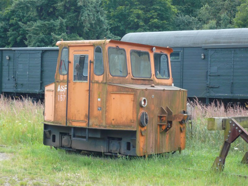 Battery towing vehicle ASF 157 on 07/23/2007 at the station