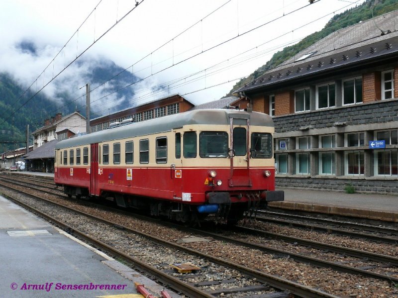 Eine �berraschung in Modane: SECO-RAIL besitzt auch Dieseltriebwagen.
Hier zu sehen