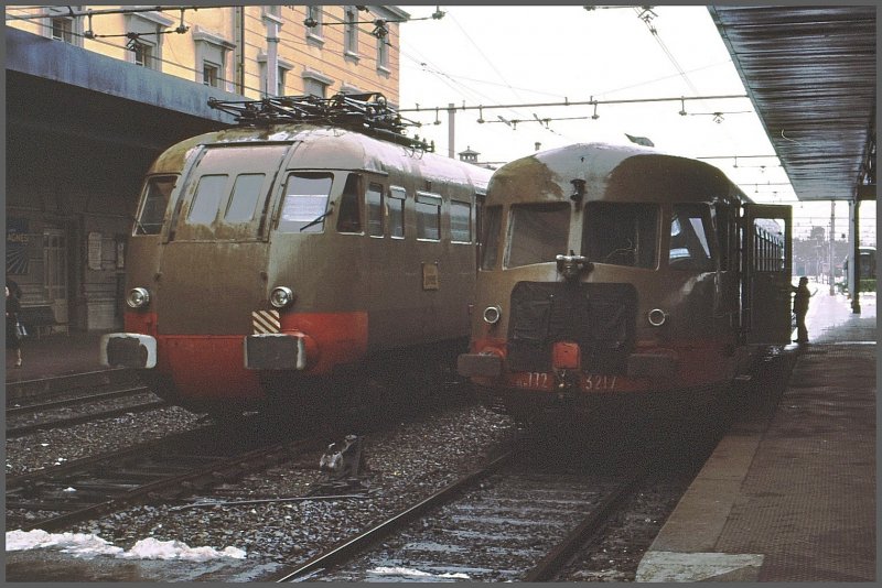 Ale 840.xxxx and Aln 772.3217 in Cuneo. (Archive 03/79) (automatically