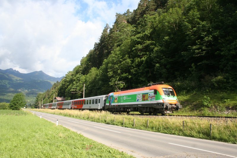 1116 007 with REX1879 on the way to Innsbruck. Incorporated