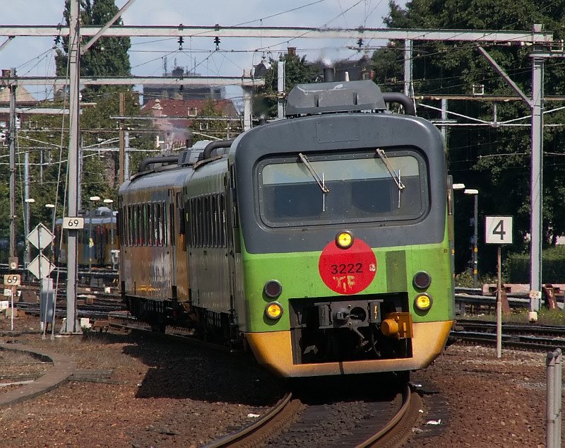 Dieser Wadloper verl�sst den Bahnhof Venlo in Richtung Roermond. Das