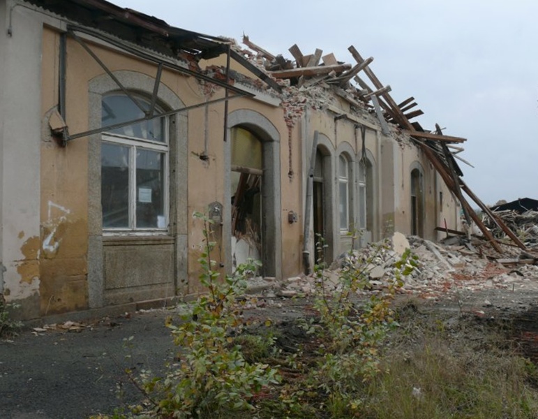 Vorbei! Mit dem Abriss geht in Tirschenreuth eine �ra zuende,