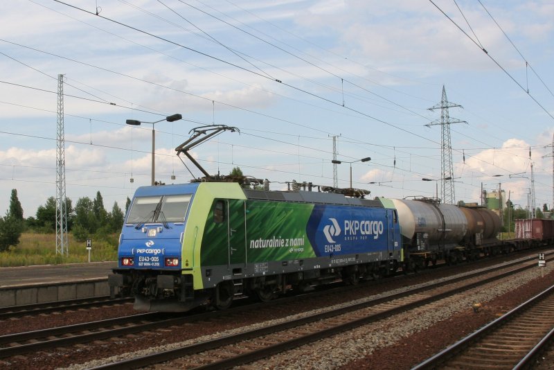 PKP cargo EU 43-005 am 07.08.2009 in Berlin Sch�nefeld 