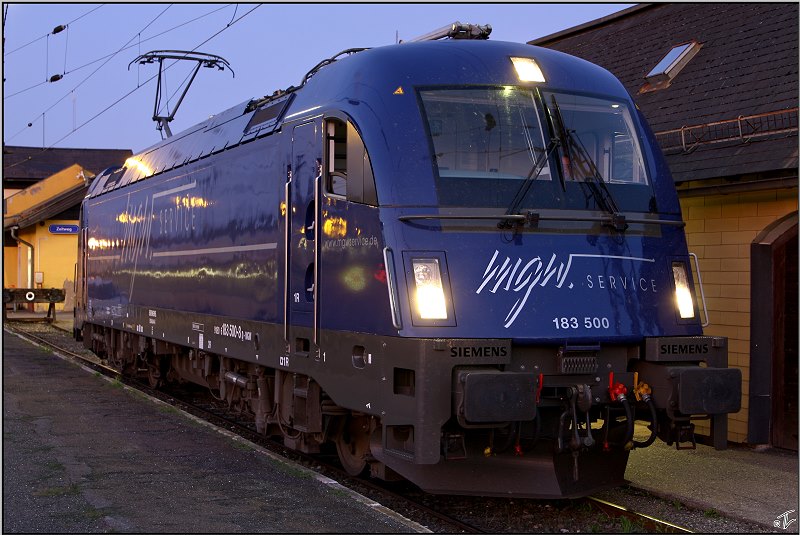 Zum ersten Mal konnte man am 6.8.2009 die 183 500