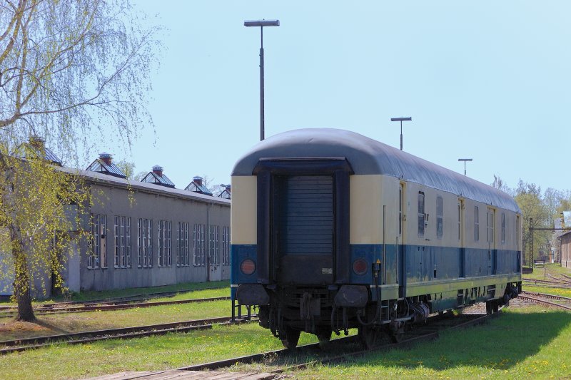 Ein weiteres Bahnpost-Exponat findet sich im Freigel�nde des Bahnparks. Dieser