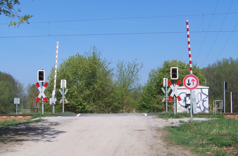 Hier zu sehen einer der neueren Bahn�berg�nge! Er befindet sich