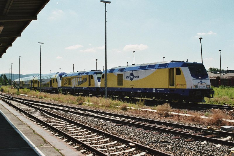 Im Archiv gefunden: Probefahrten Bombardier im Fr�hjahr 2008 im Bahnhof
