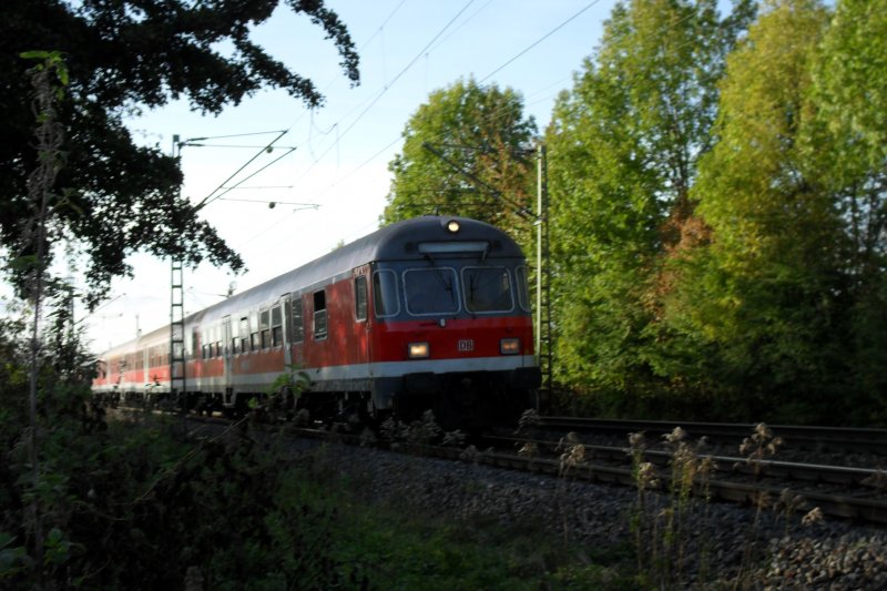 Hier die RB nach Plattling am 2.09.2009 Schublok war eine
