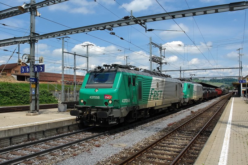 Station Frick Aargau in Switzerland. While many photographers were waiting