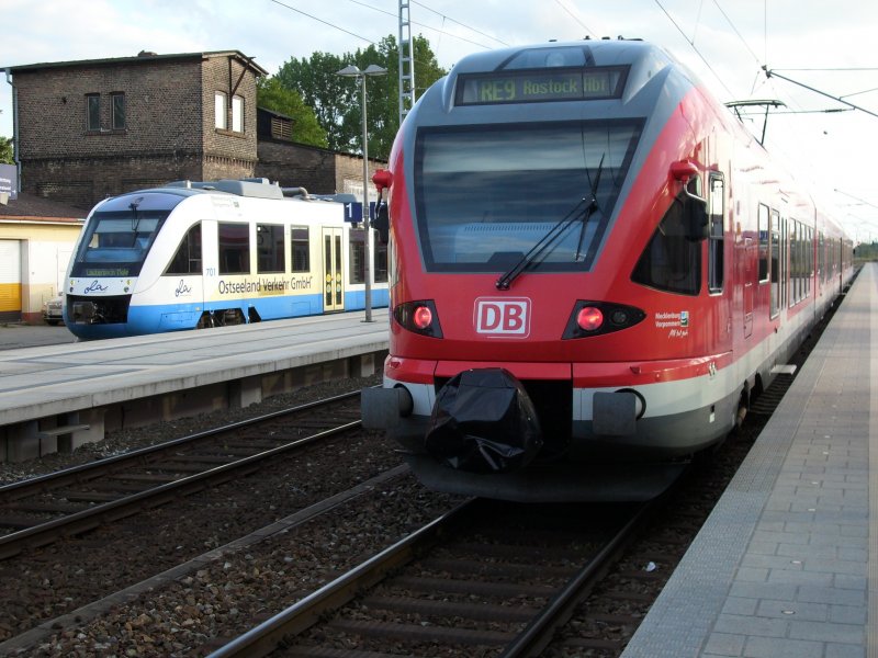 Flirt 429 030 hits to Rostock on May 27, 2009