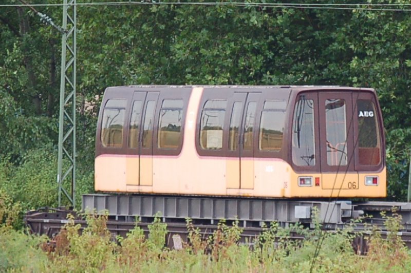 Berlin M train parked in the depot Lichtenfels (automatically translated,