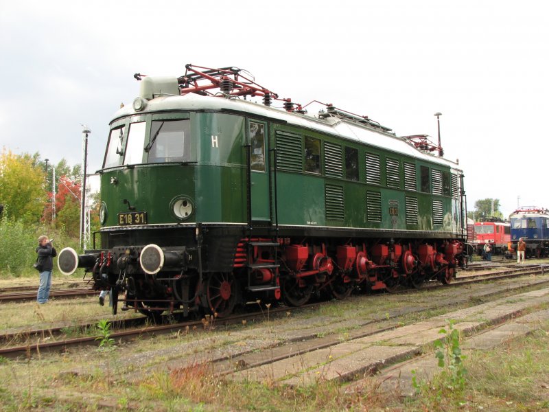 Museumslok 18 31 des Bw Halle beim Berliner Eisenbahnfest im