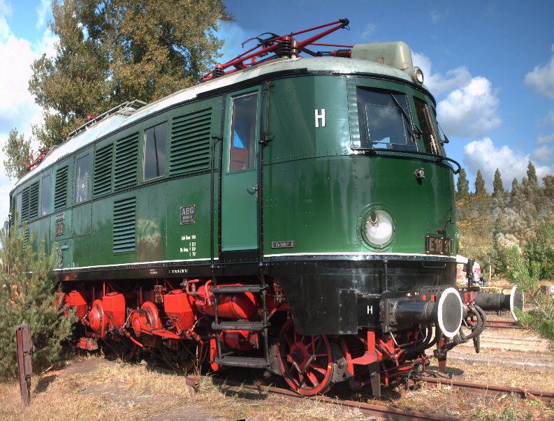 5 Eisenbahnfest Berlin -Sch�neweide 03.10.2008.- E 18 31 