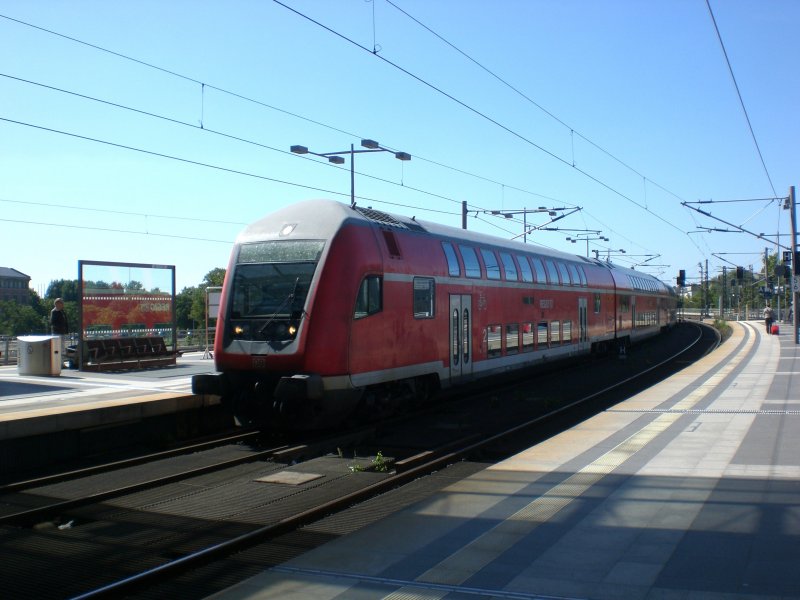The regional express 2 after a Berlin Cottbus travels to