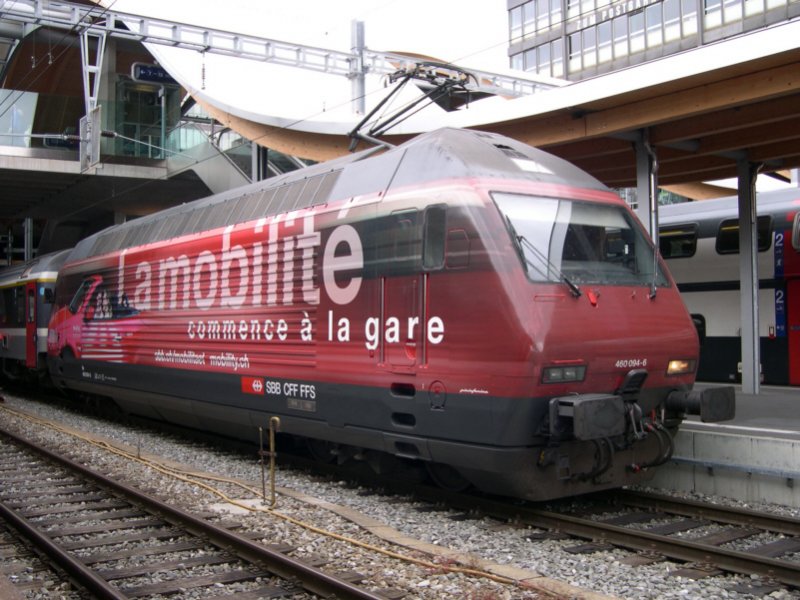 Mit EC 133 Basel-Mailand ist am 27.05.2007 die SBB Re