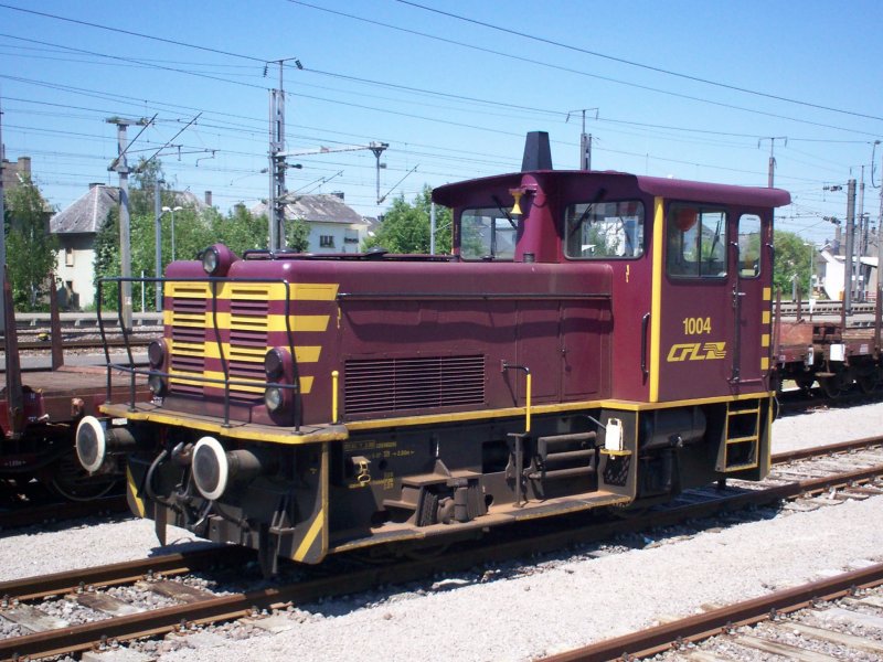 Dieseltraktor abgestellt in Bettembourg am 11.06.06. 