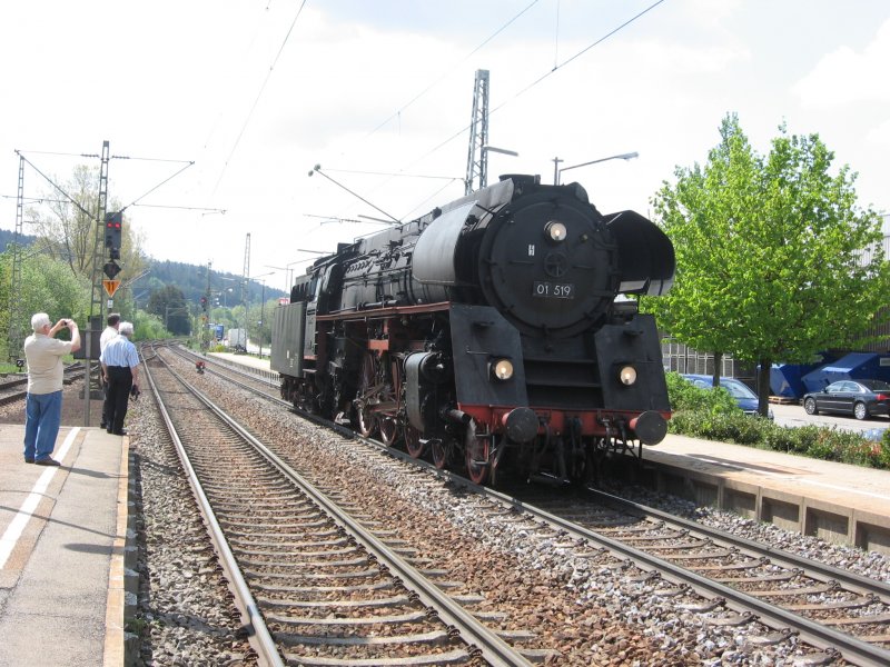 BR 01 159 rangiert im Bahnhof St.Georgen zum letzen Mal.Aufegnommen