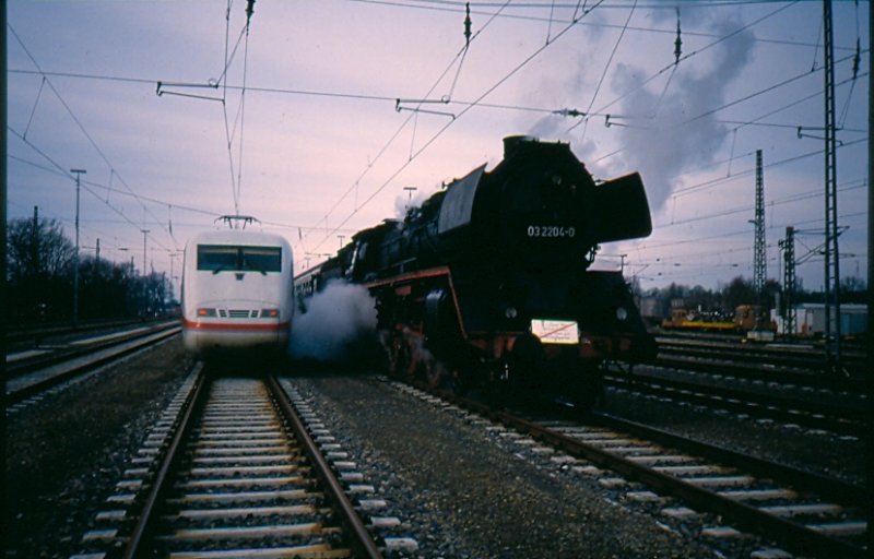 Past meets future. In 1993, those photos at the German