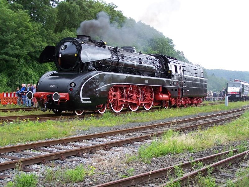 10 001 at the train station in hard Hersbruck on