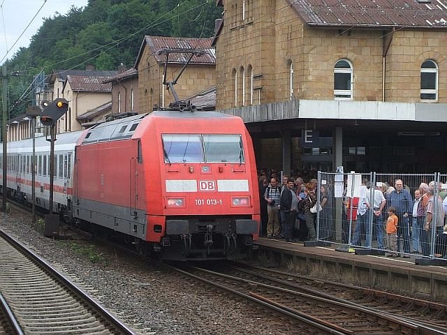 101013-1 in the IC to Dusseldorf on 01/07/2007 Altenbeken. You
