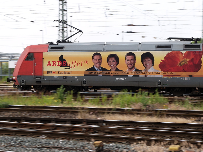 101 035-4 ARD Buffet , Dortmund Hbf. 28.06.2009. 