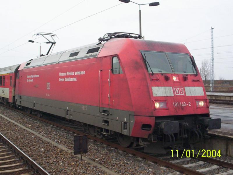 On 11/01/2004 was 101 140 with their EC to Hamburg