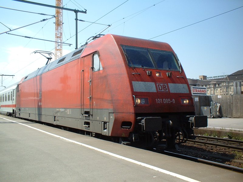Erfurt Central Station 16.07.2003 (101 085-9) (automatically translated, Powered by