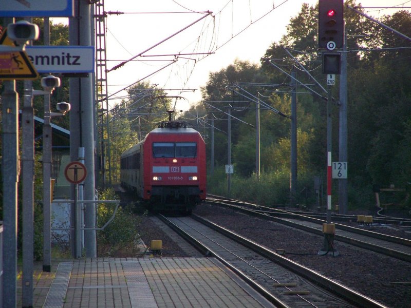 101 009-9 zog am 23.09.2007 den IC 2459 von K�ln