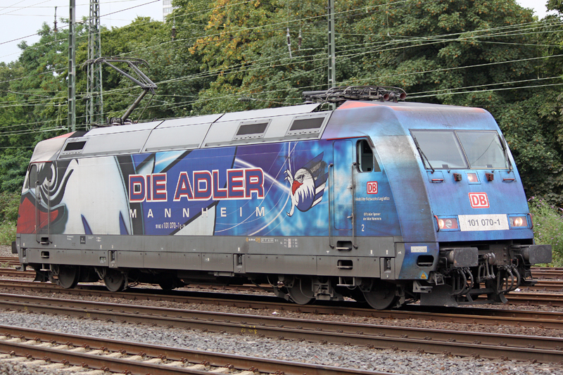 Die 101 070-1 Adler Mannheim in K�ln West, 03,08,09 