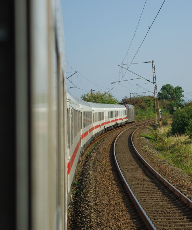 Auf meiner Reise mit dem IC 2156 von Bebra nach