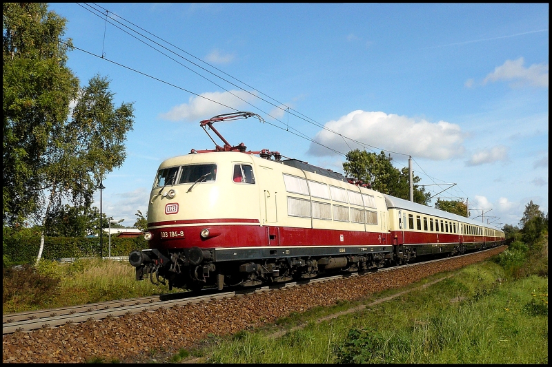 103 184-8 mit DPE 91305 von Binz nach Koblenz Hbf
