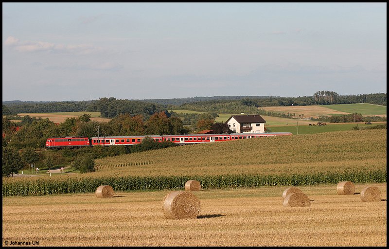 Eine 110 zog am Abend des 24.08.2008 eine RB von