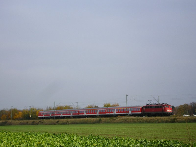 Eine 110er mit dem RB 59 aus Soest nach Dortmund