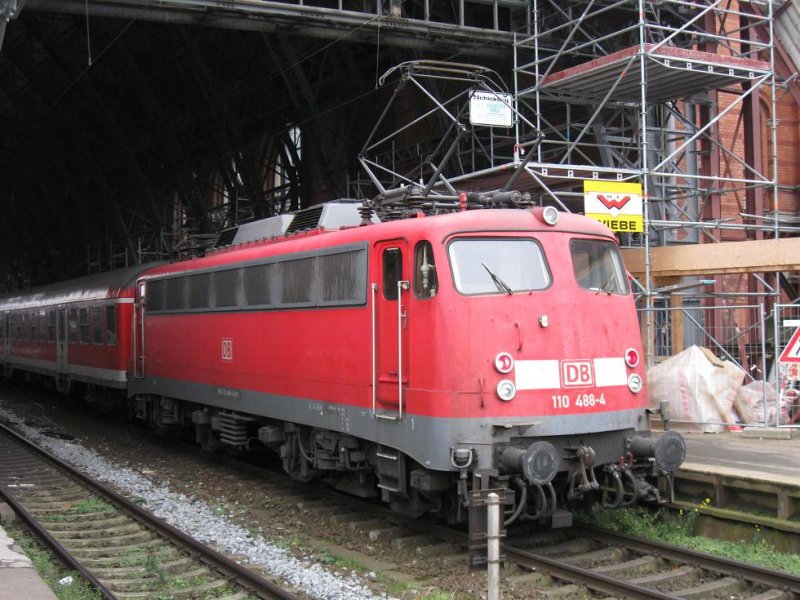 110 488 mit plattgedr�ckter B�gelfalte ist am 03.11.2008 in Bremen