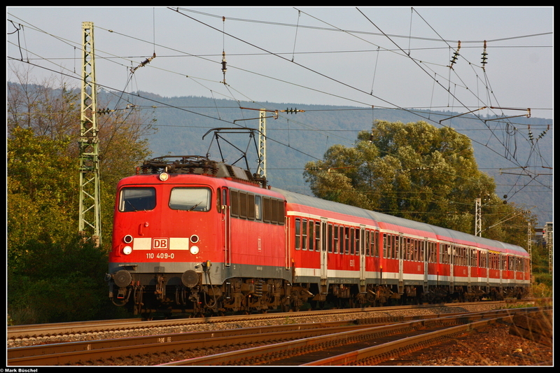 110 409 f�hrt bei Heidelberg Wieblingen richtung Frankfurt am Main.