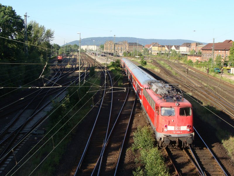 110 488 am 24.6.2009 in Minden (Westfahlen) 