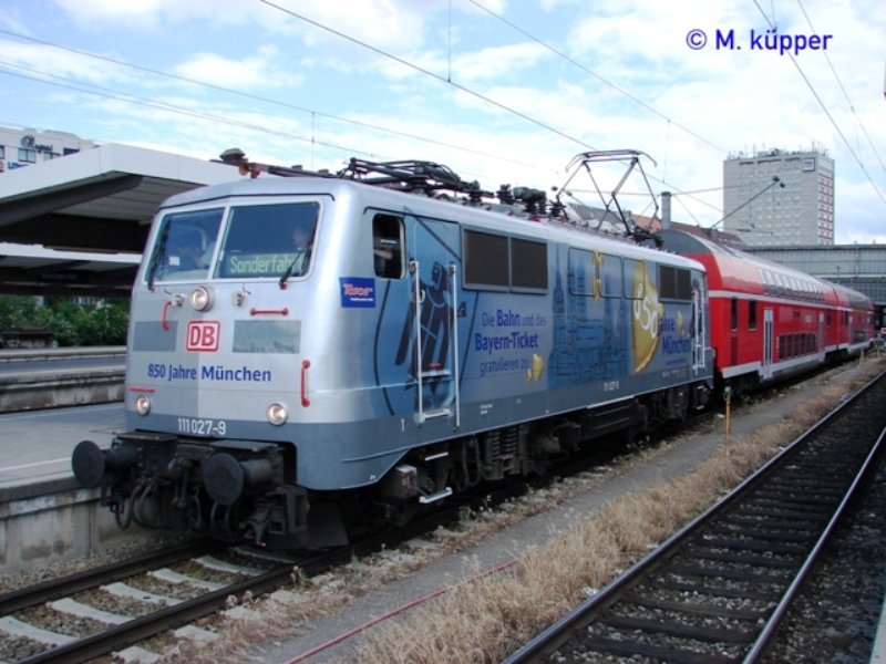 Pendelfahrten zw. M� hbf und M�-Pasing am 31.05.2008 