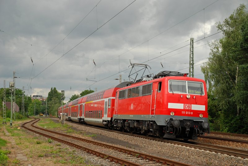 DB 111 013-9 Eschweiler 18 Juli 2009 