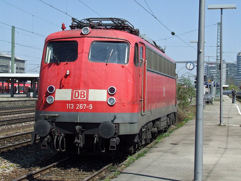 113 267-9 am 14.04.07 in M�nchen Ost. 