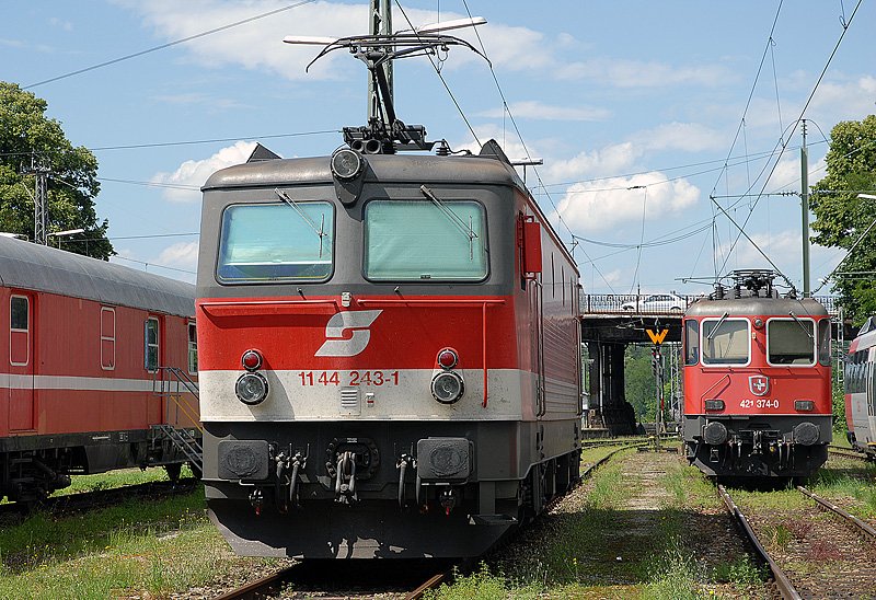 1144 243 hat eine kurze Ruhezeit in Lindau. 16.06.2007 