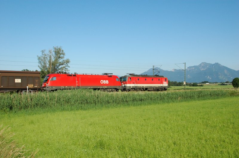 1144 & 1116 at 17:06:09 rond Salzburg between Prien and