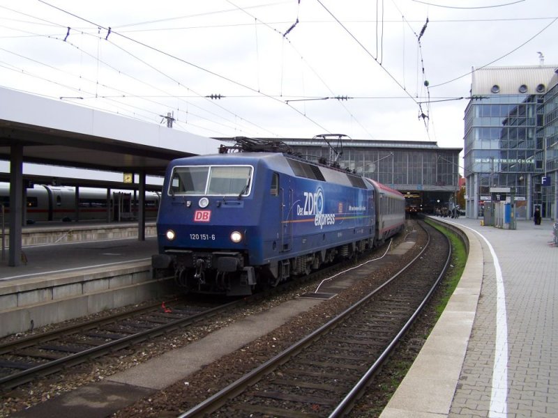 120 151 ZDF leaves on 04/11/2007 with an EC 114