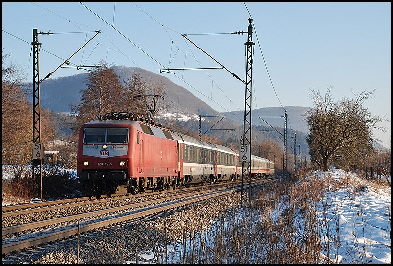 The 120 142 on Jan 08, 2009 Ersatzzug moved from